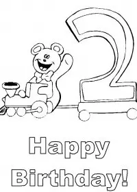 Fisă de colorat cu Aniversari de colorat p16