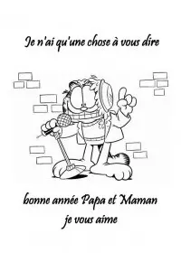 Fisă de colorat cu Anul nou de colorat p14