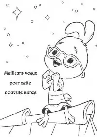 Fisă de colorat cu Anul nou de colorat p20