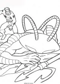 Fisă de colorat cu Aquaman de colorat p30