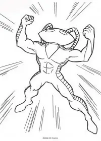 Fisă de colorat cu Aquaman de colorat p43