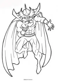 Fisă de colorat cu Aquaman de colorat p45