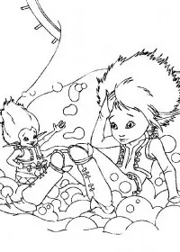 Fisă de colorat cu Arthur and the minimoys de colorat p07
