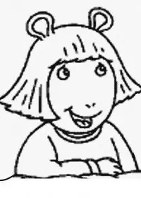 Fisă de colorat cu Arthur si prietenii sai de colorat p34