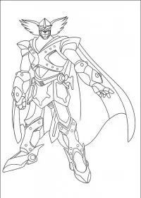 Fisă de colorat cu Astro boy de colorat p09