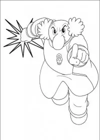 Fisă de colorat cu Astro boy de colorat p10
