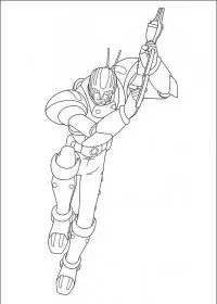 Fisă de colorat cu Astro boy de colorat p14