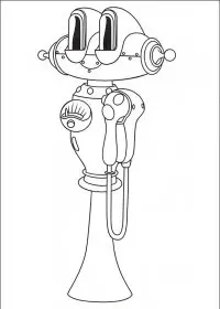 Fisă de colorat cu Astro boy de colorat p17