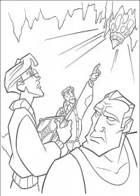 Fisă de colorat cu Atlantis de colorat p09