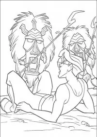 Fisă de colorat cu Atlantis de colorat p10