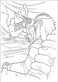 Fisă de colorat cu Atlantis de colorat p12