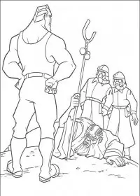 Fisă de colorat cu Atlantis de colorat p17