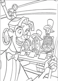 Fisă de colorat cu Atlantis de colorat p29