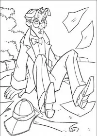 Fisă de colorat cu Atlantis de colorat p32