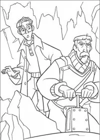 Fisă de colorat cu Atlantis de colorat p47