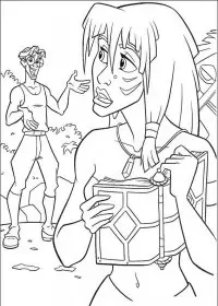 Fisă de colorat cu Atlantis de colorat p60