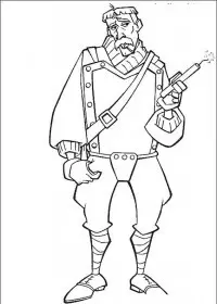 Fisă de colorat cu Atlantis de colorat p67