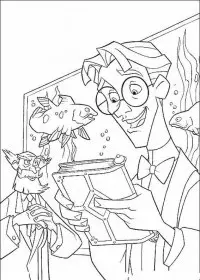 Fisă de colorat cu Atlantis de colorat p70