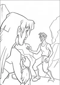 Fisă de colorat cu Atlantis de colorat p71