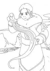 Fisă de colorat cu Avatar de colorat p11