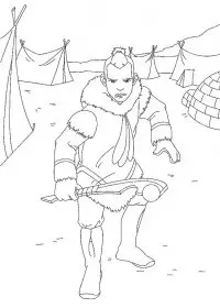 Fisă de colorat cu Avatar de colorat p18