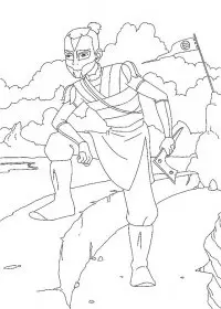 Fisă de colorat cu Avatar de colorat p19