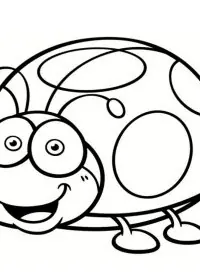 Fișă cu buburuza de colorat p11