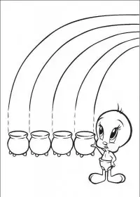 Fisă de colorat cu Baby tunes de colorat p08