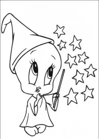 Fisă de colorat cu Baby tunes de colorat p30