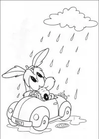 Fisă de colorat cu Baby tunes de colorat p36