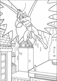Fisă de colorat cu Batman de colorat p14
