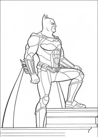 Fisă de colorat cu Batman de colorat p31