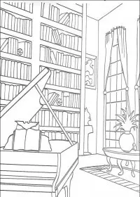 Fisă de colorat cu Batman de colorat p46