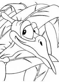 Fisă de colorat cu Bebe dinozauri de colorat p15