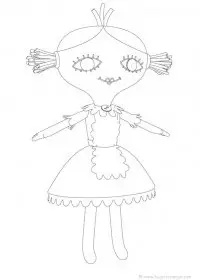 Fisă de colorat cu Bebelusi de colorat p05