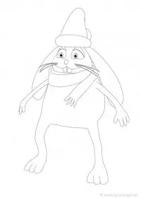 Fisă de colorat cu Bebelusi de colorat p07