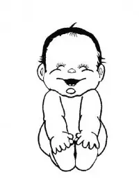 Fisă de colorat cu Bebelusi de colorat p23