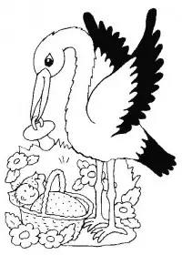 Fisă de colorat cu Bebelusi de colorat p32