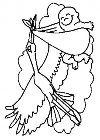 Fisă de colorat cu Bebelusi de colorat p40