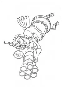 Fisă de colorat cu Bee movie de colorat p03