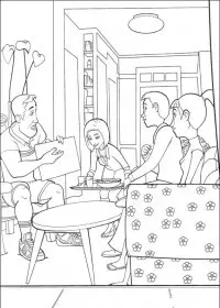 Fisă de colorat cu Bee movie de colorat p10