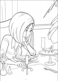 Fisă de colorat cu Bee movie de colorat p24