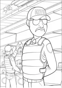 Fisă de colorat cu Bee movie de colorat p28