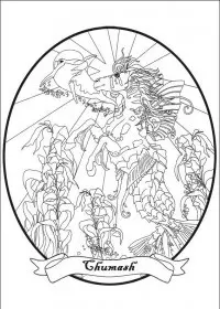 Fisă de colorat cu Bella sara de colorat p08