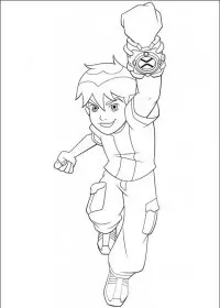 Ben 10 de colorat