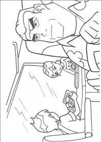Fisă de colorat cu Ben 10 de colorat p17