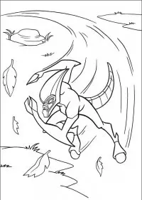 Fisă de colorat cu Ben 10 de colorat p18