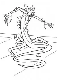 Fisă de colorat cu Ben 10 de colorat p52