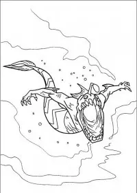 Fisă de colorat cu Ben 10 de colorat p60