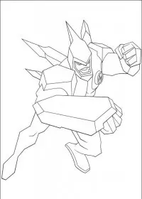 Fisă de colorat cu Ben 10 de colorat p76